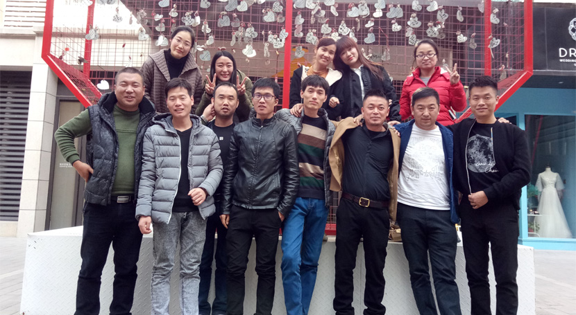 佳绩201611期部分学员合影