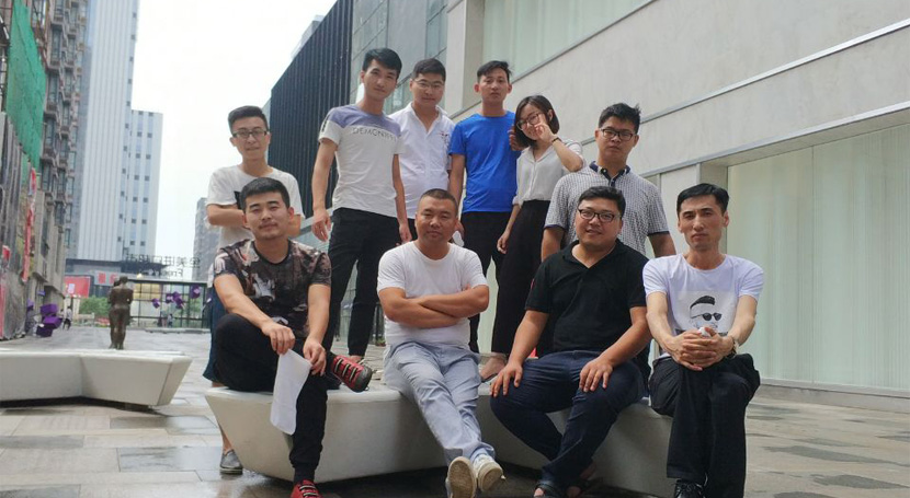 佳绩201707部分学员合影