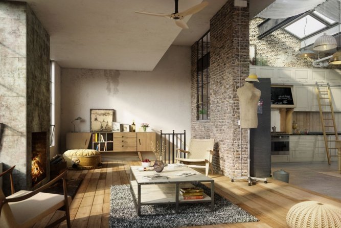 定制家具风格设计提升：Loft风格